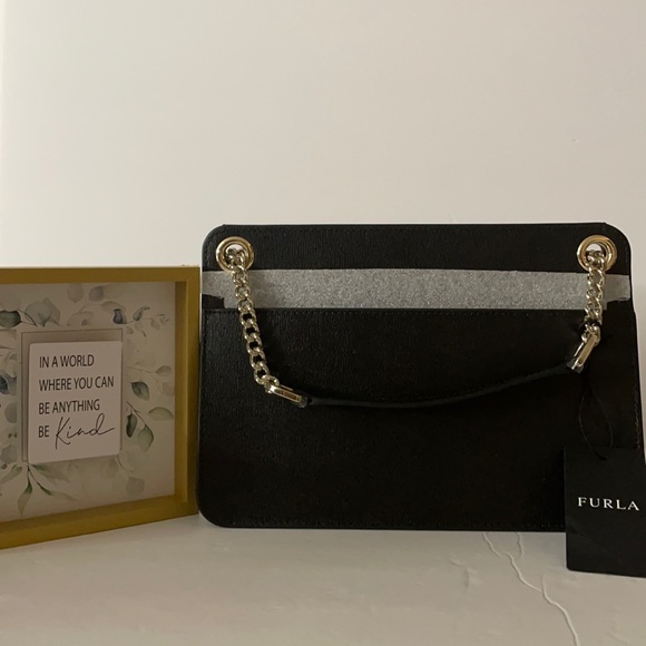 Furla Bags Furla Black Bella Leather Crossbody Bag Purse Poshmark